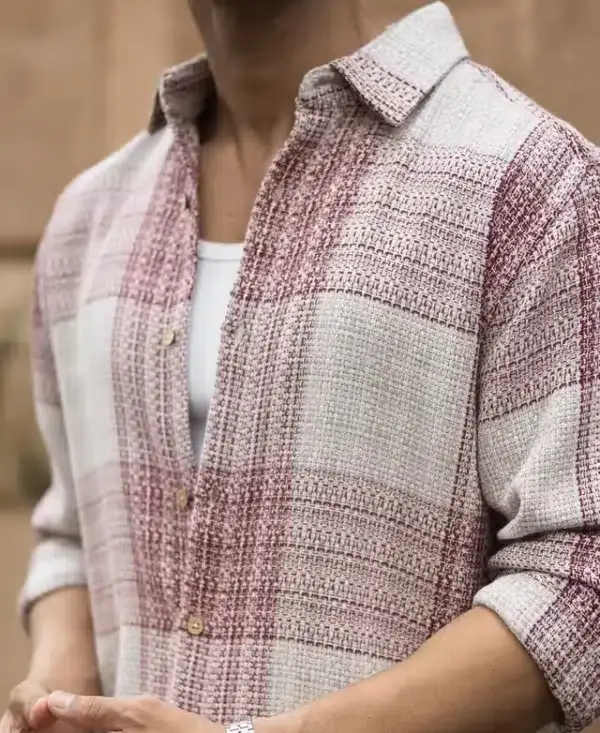 Pink Jude Checked Shirt