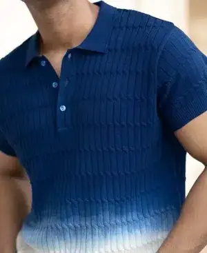 Spread Collar T-Shirt